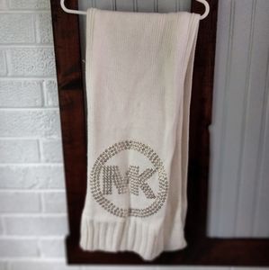 Michael Kors off white winter scarf